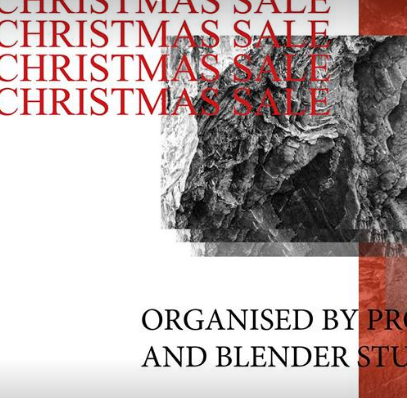 FIND US AT Blender Studio Christmas Market 25.11